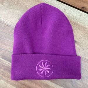 Athleta Magenta Knit Beanie